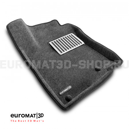 Текстильные 3D коврики Euromat3D Lux в салон для Lexus GX460 (2010-2014) № EM3D-005115G Серые Текстильные 3D коврики Euromat3D Lux в салон для Lexus GX460 (2010-2014) № EM3D-005115G Серые