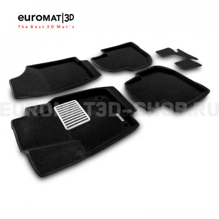 Текстильные 3D коврики Euromat3D Lux в салон для Skoda Rapid (2014-2019) № EM3D-004508 Текстильные 3D коврики Euromat3D Lux в салон для Skoda Rapid (2014-2019) № EM3D-004508