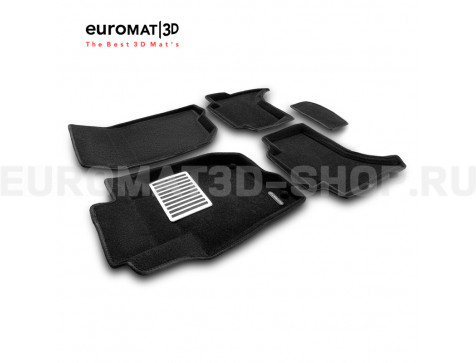 Текстильные 3D коврики Euromat3D Lux в салон для Mitsubishi L200 (2015-) № EM3D-003615 Текстильные 3D коврики Euromat3D Lux в салон для Mitsubishi L200 (2015-) № EM3D-003615