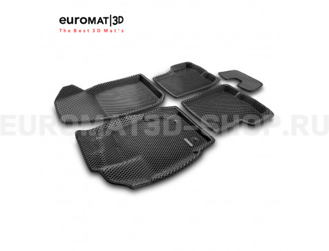 3D коврики Euromat3D EVA в салон для Nissan Terrano (2015-) № EM3DEVA-004209