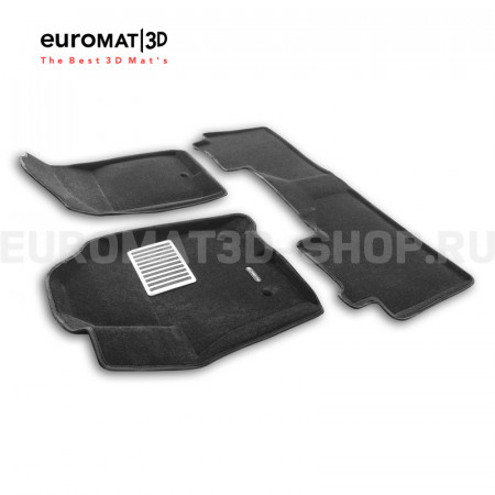 Текстильные 3D коврики Euromat3D Lux в салон для Chevrolet Tahoe (2021-) № EM3D-001308 Текстильные 3D коврики Euromat3D Lux в салон для Chevrolet Tahoe (2021-) № EM3D-001308