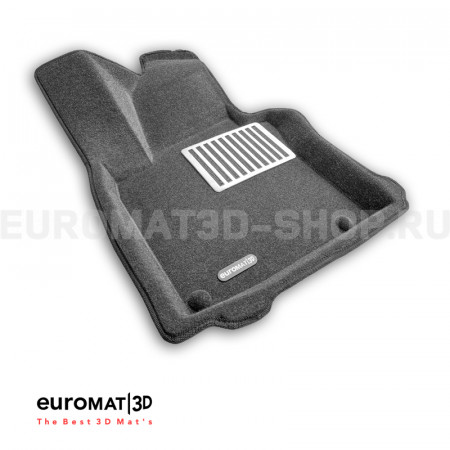 Текстильные 3D коврики Euromat3D Lux в салон для Volkswagen Golf Plus (2004-2014) № EM3D-004502G Серые Текстильные 3D коврики Euromat3D Lux в салон для Volkswagen Golf Plus (2004-2014) № EM3D-004502G Серые