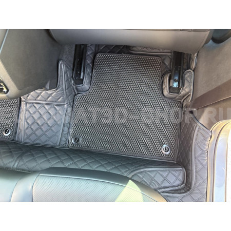 5D Коврики из экокожи с EVA-вставкой для Geely Coolray (2019-) № ELAR5D00GELCR