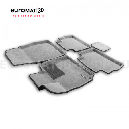 Текстильные 3D коврики Euromat3D Business в салон для Exeed RX (2023-) № EMC3D-001427S Светло-серые Текстильные 3D коврики Euromat3D Business в салон для Exeed RX (2023-) № EMC3D-001427S Светло-серые