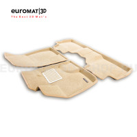 Текстильные 3D коврики Euromat3D Lux в салон для Haval F7 (2024-) (4WD) № EM3D-001470T Бежевые